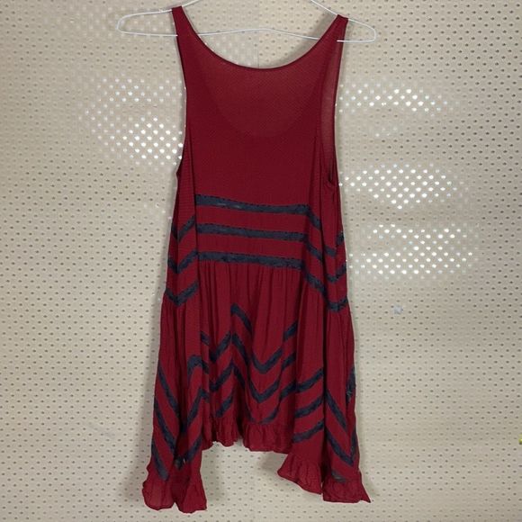 Free People Red and Black Striped Dress - Picture 9 of 9